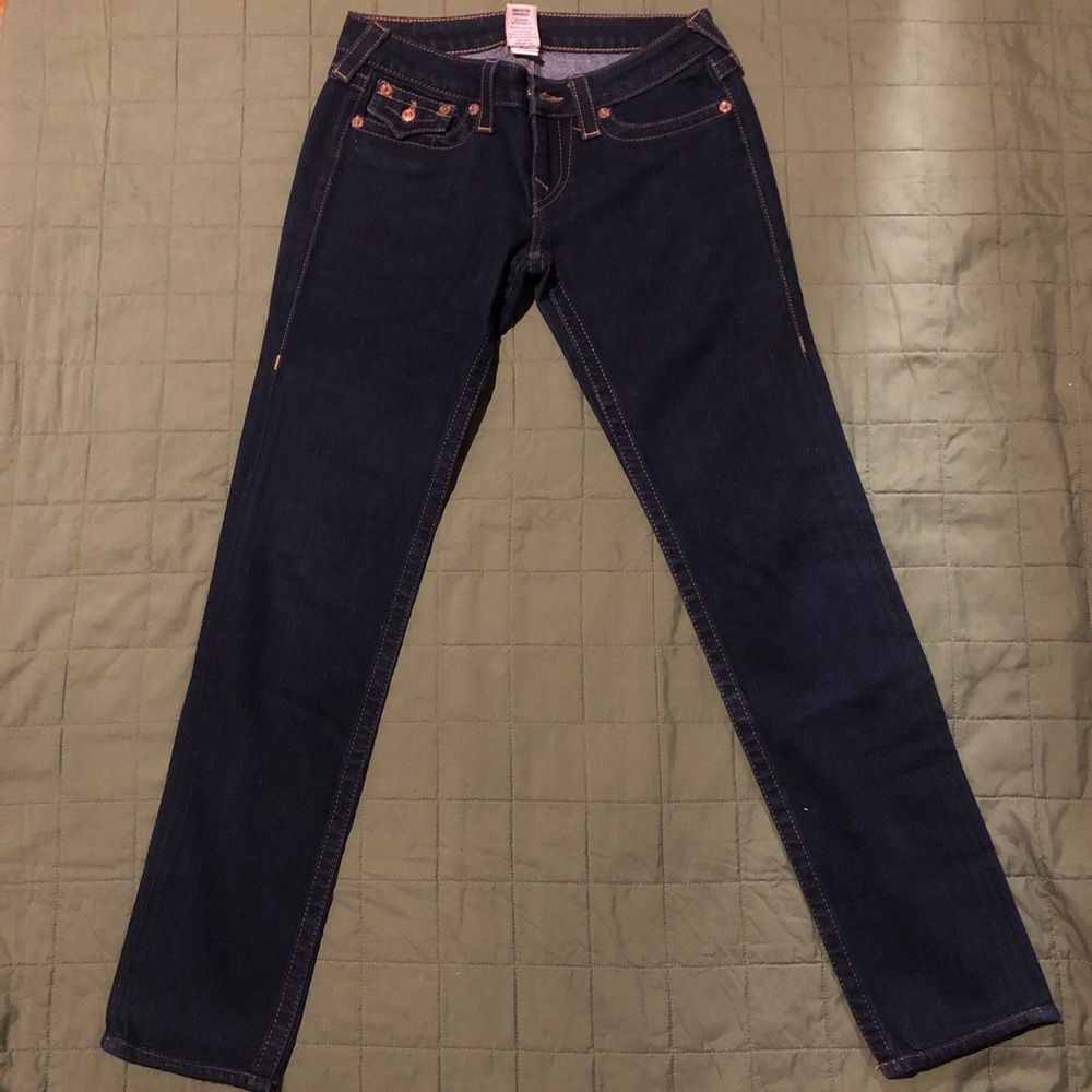 True Religion jeans size 28 women. Slim Straight
